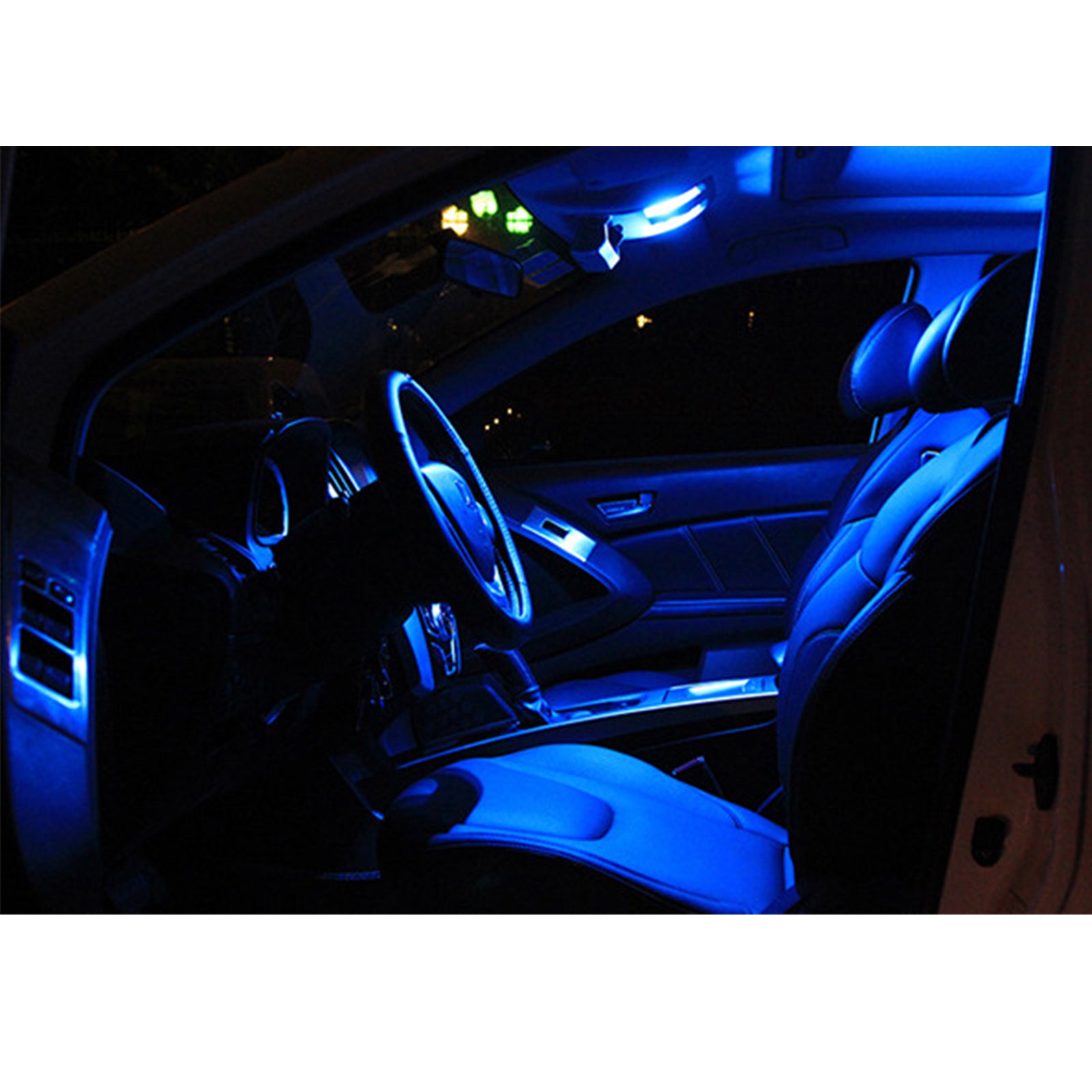 Car Truck Parts 14pcs Interior Blue Lights For Benz W211 E