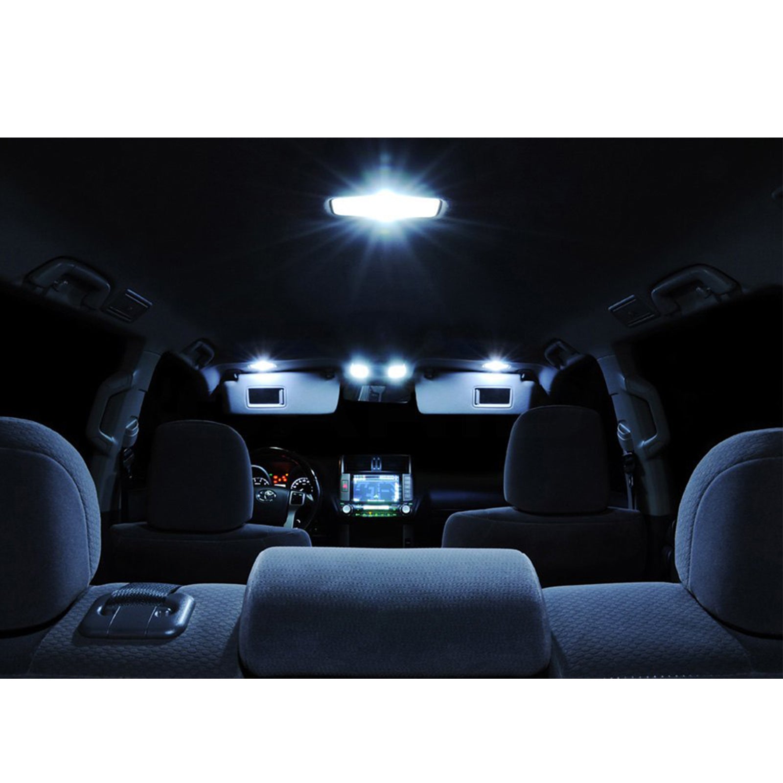 10x Light Bulbs Smd Interior Led Lights Package Kit For 2015