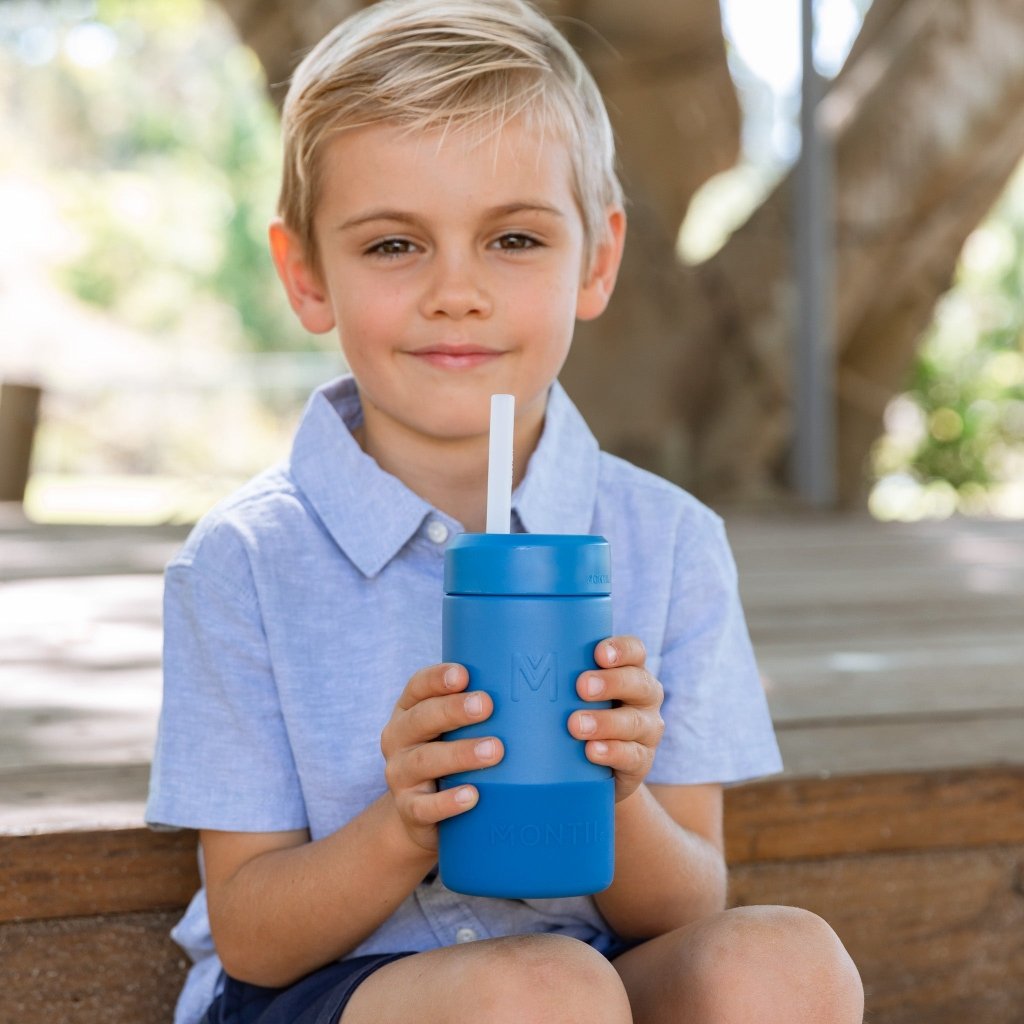 350ml Smoothie Cup & Straw - Reef – Prepp'd Kids