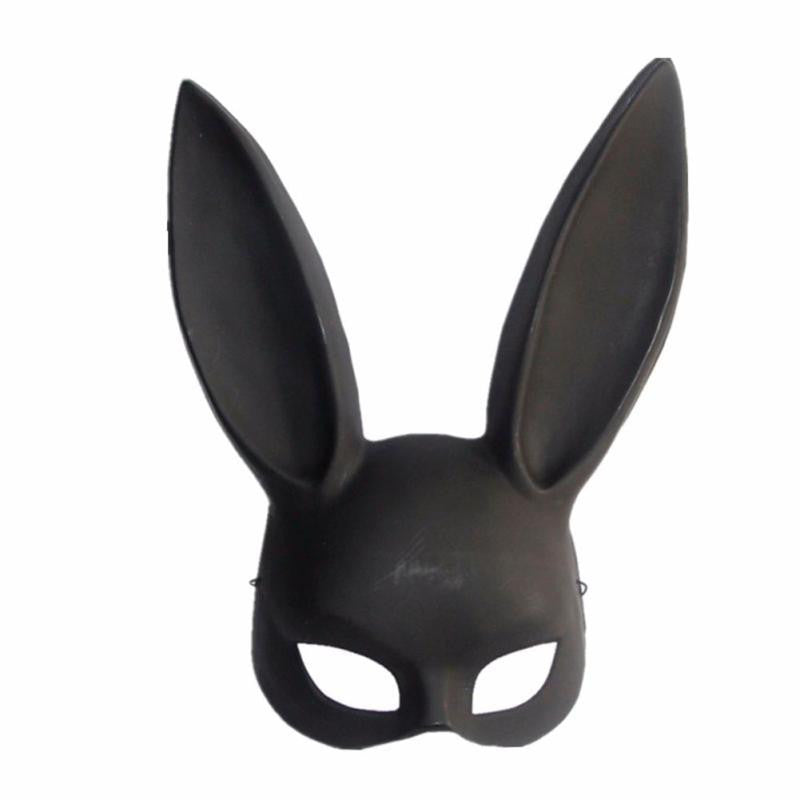Black Bunny Ears Mask – liquidred