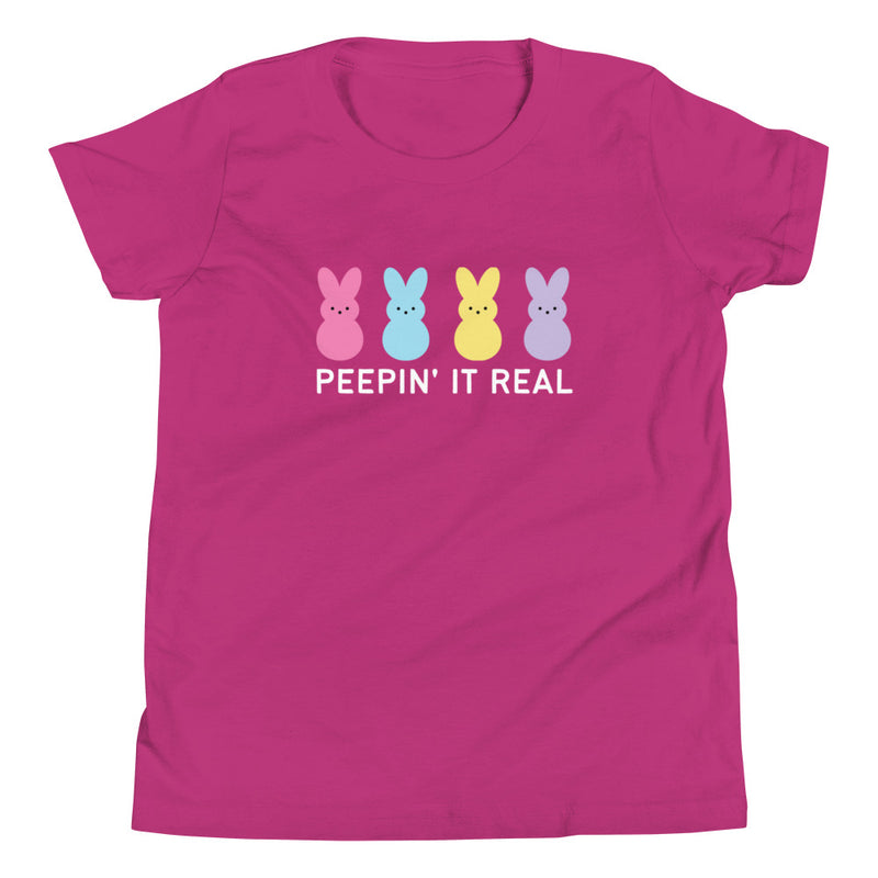 Peepin' It Real Youth Short Sleeve Easter T-Shirt