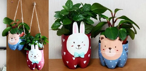 Cara Kreatif Membuat  Pot  Bunga Cantik dari  Barang Bekas 