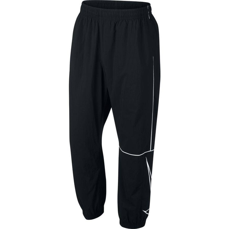 Nike SB Mens Swoosh Track Pants Black White White | 50-50 Skate