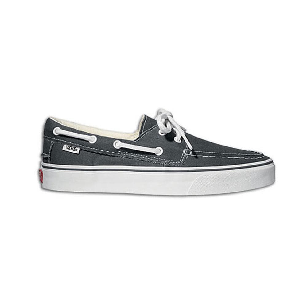 vans zapato del barco black white