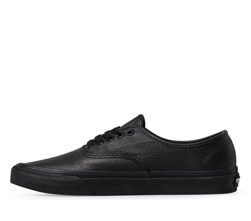 vans authentic leather black