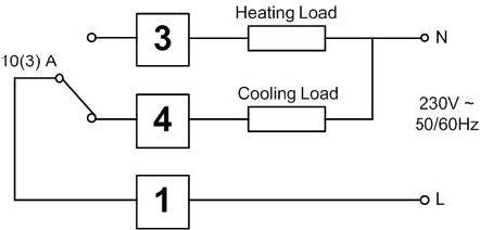 Sangamo Choice RSTAT1 Wiring Diagram