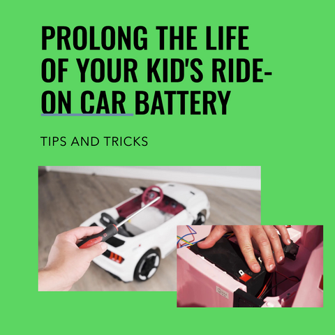 How to Extend the Life of Your Kid's Ride-On Car Battery