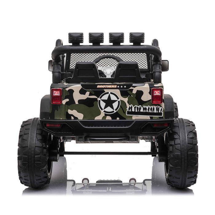 Kids 24V Jeep Wrangler Style Off Road Electric Ride On Car — RiiRoo