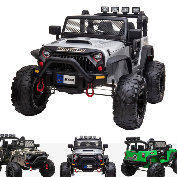 Kids 24V Jeep Wrangler Style Off Road Electric Ride On Car