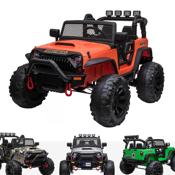 Kids 24V Jeep Wrangler Style Off Road Electric Ride On Car — RiiRoo