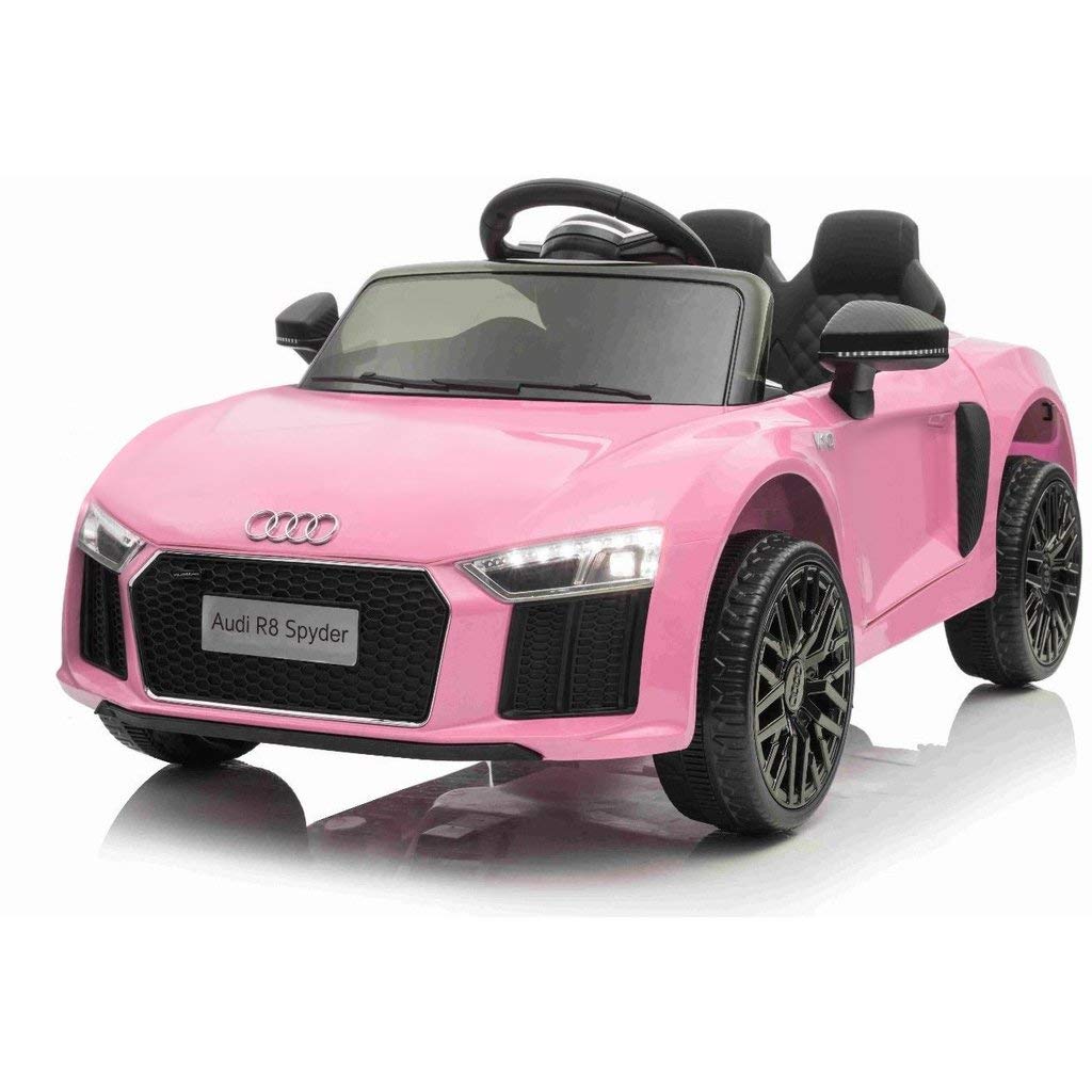 pink audi ride on car