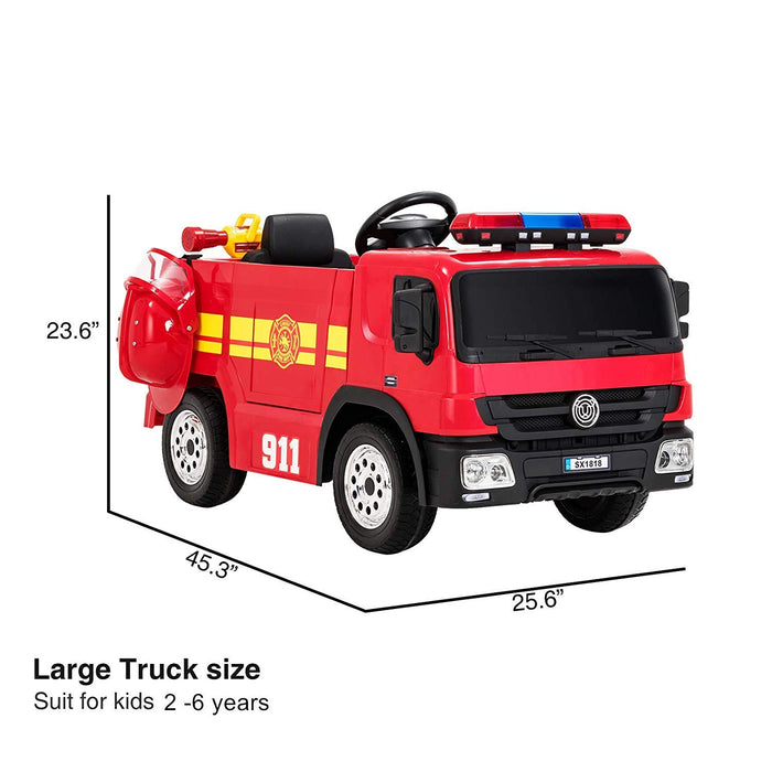 power wheels fire truck with remote control