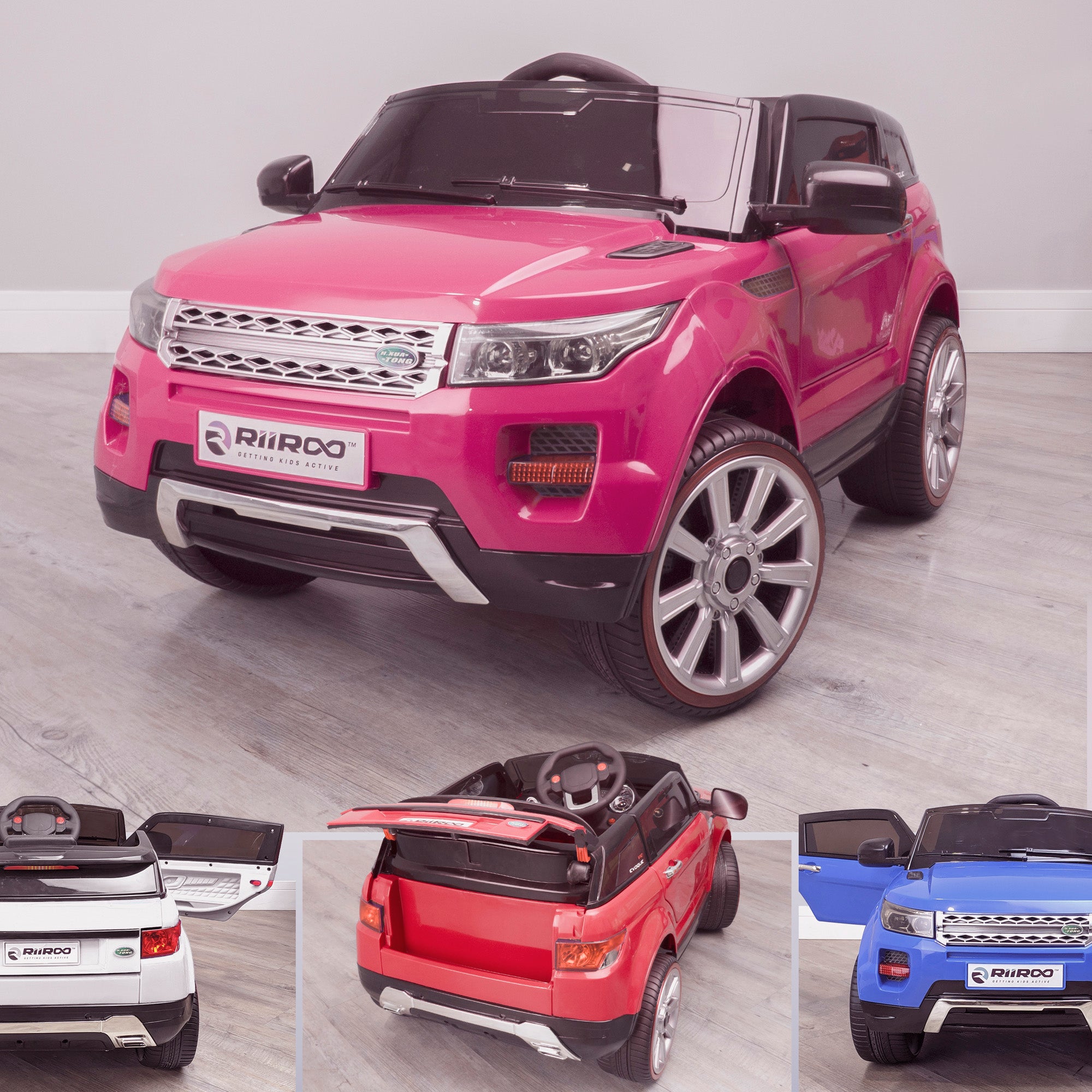 range rover ride on car pink