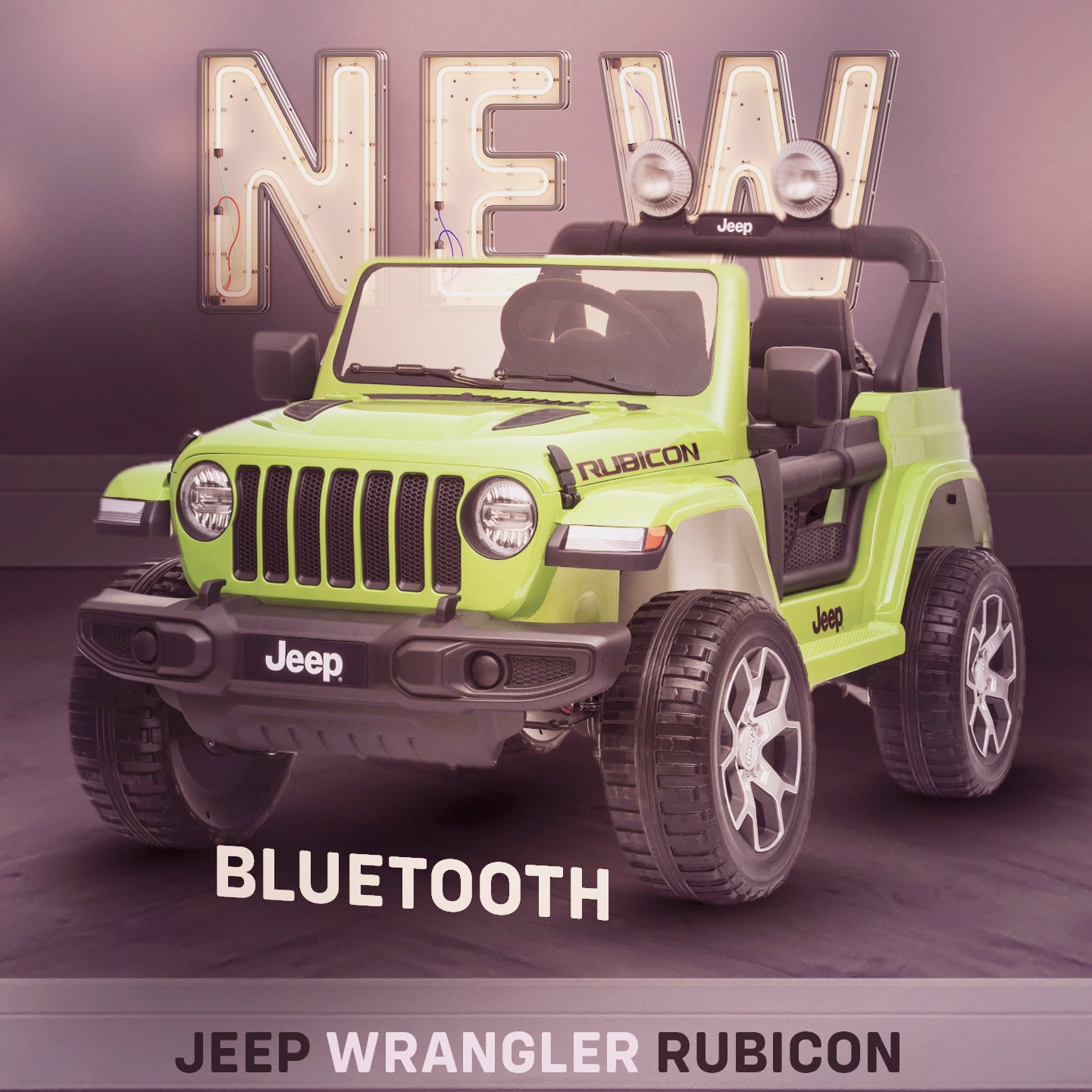 Jeep Wrangler Rubicon 12V Battery Electric Ride On Car — RiiRoo