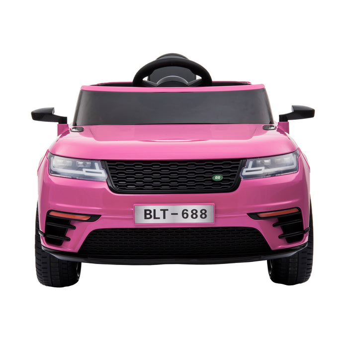 pink electric range rover