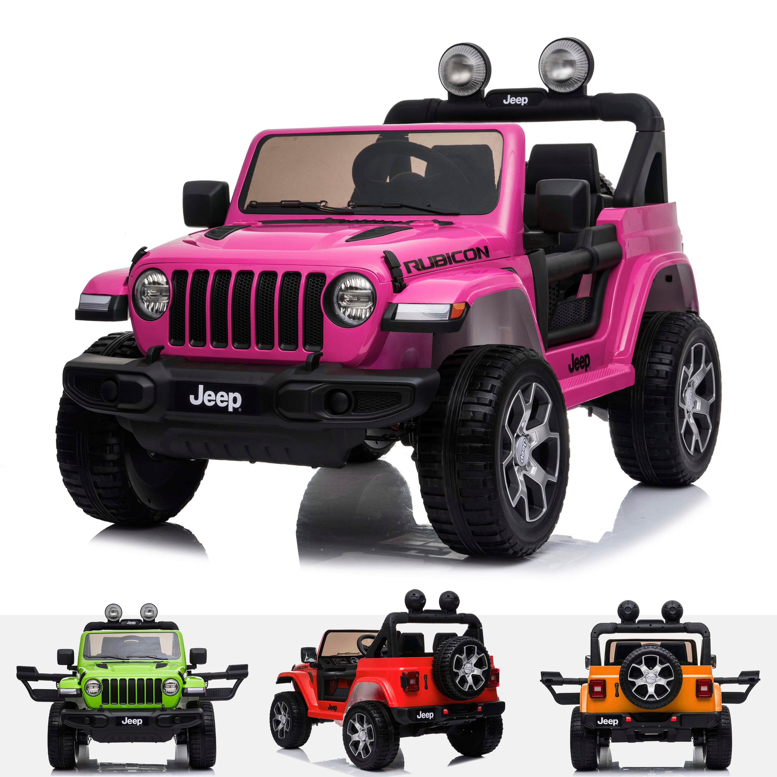 pink ride on jeep
