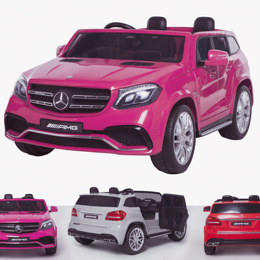 pink mercedes ride on