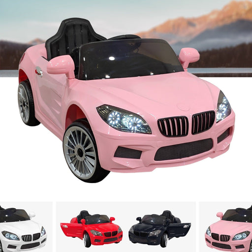 pink bmw baby car