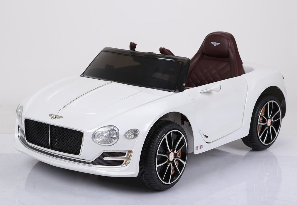 white bentley power wheel