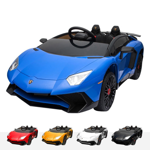 blue lamborghini remote control car