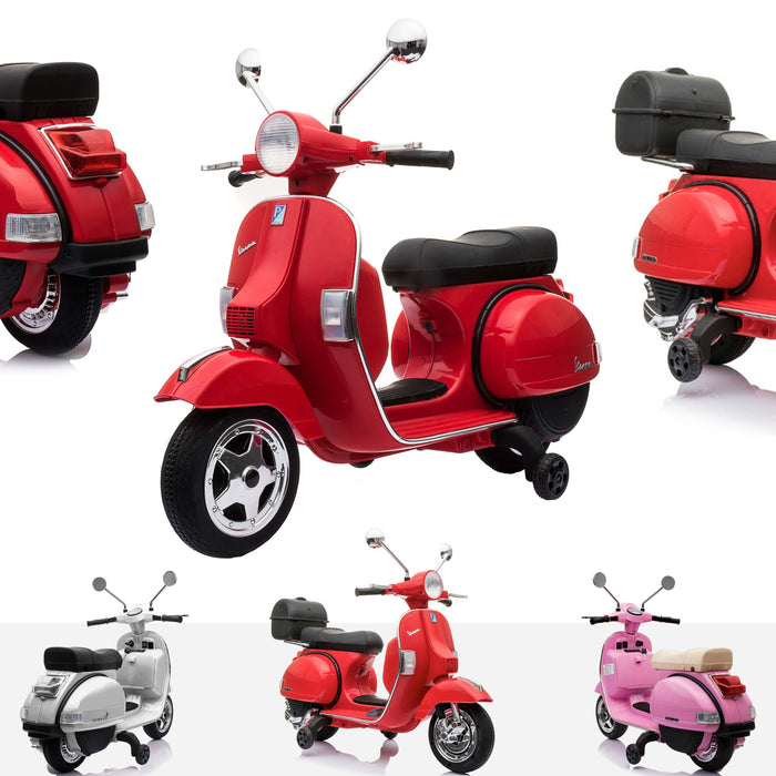 pink moped for kids