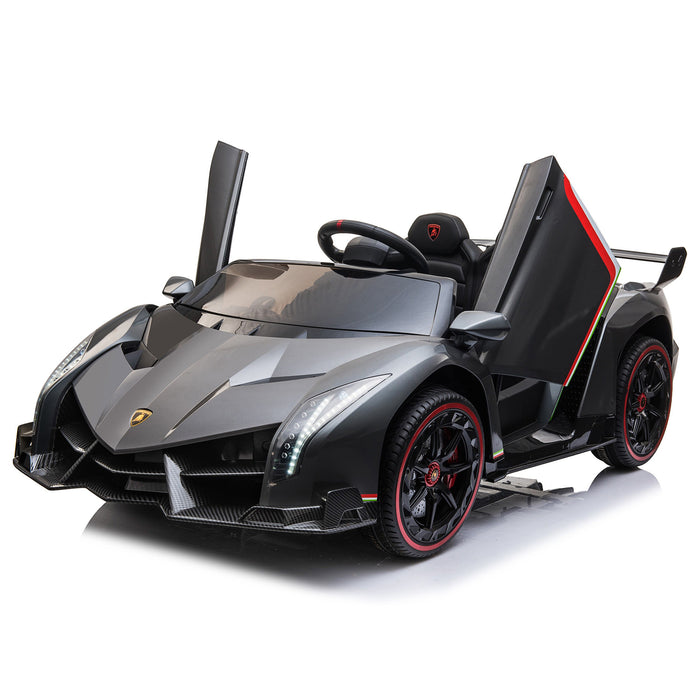 Kids Lamborghini Veneno 24V Parallel Battery Electric Ride On Car — RiiRoo