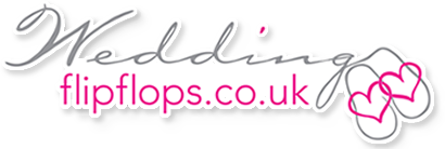 wedding flip flops logo