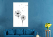 Vivid Dandelion Framed Canvas Print Stretched Wall Art Home Decor Painting