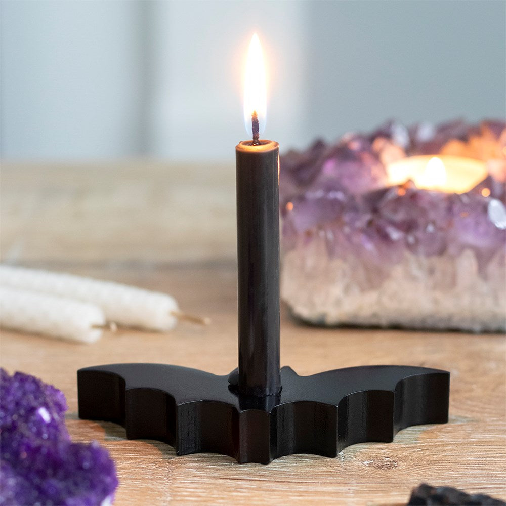 These shaped candle holders are perfectly sized for holding a single spell candle whilst it burns during casting.  There are 6 to choose from. Please make your selection from the drop down menu. 