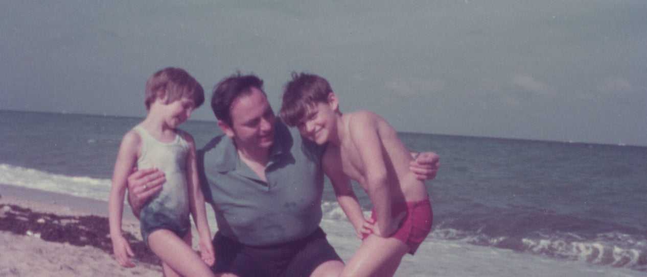 Dr. Joe with his family at the beach