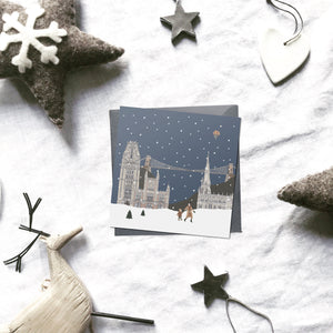 2020 Assorted 'Britain in the snow' Christmas cards
