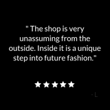 ATELIER957 five star review: The shop is very unassuming from the outside. Inside it is a unique step into future fashion | Chic boutique women's clothing in St. Paul, MN