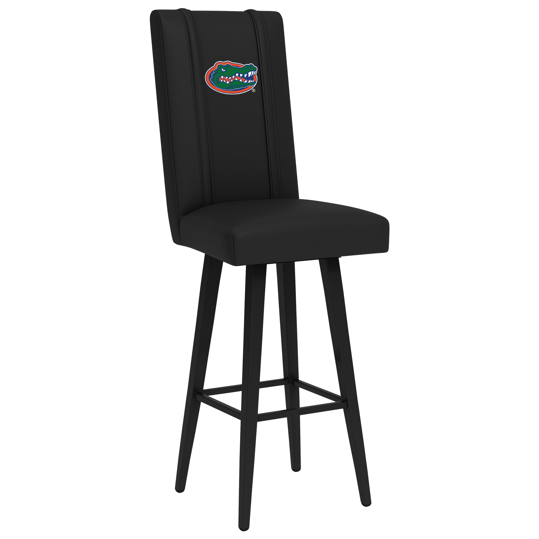 Florida Gators Swivel Bar Stool With Florida Gators Primary Logo Panel