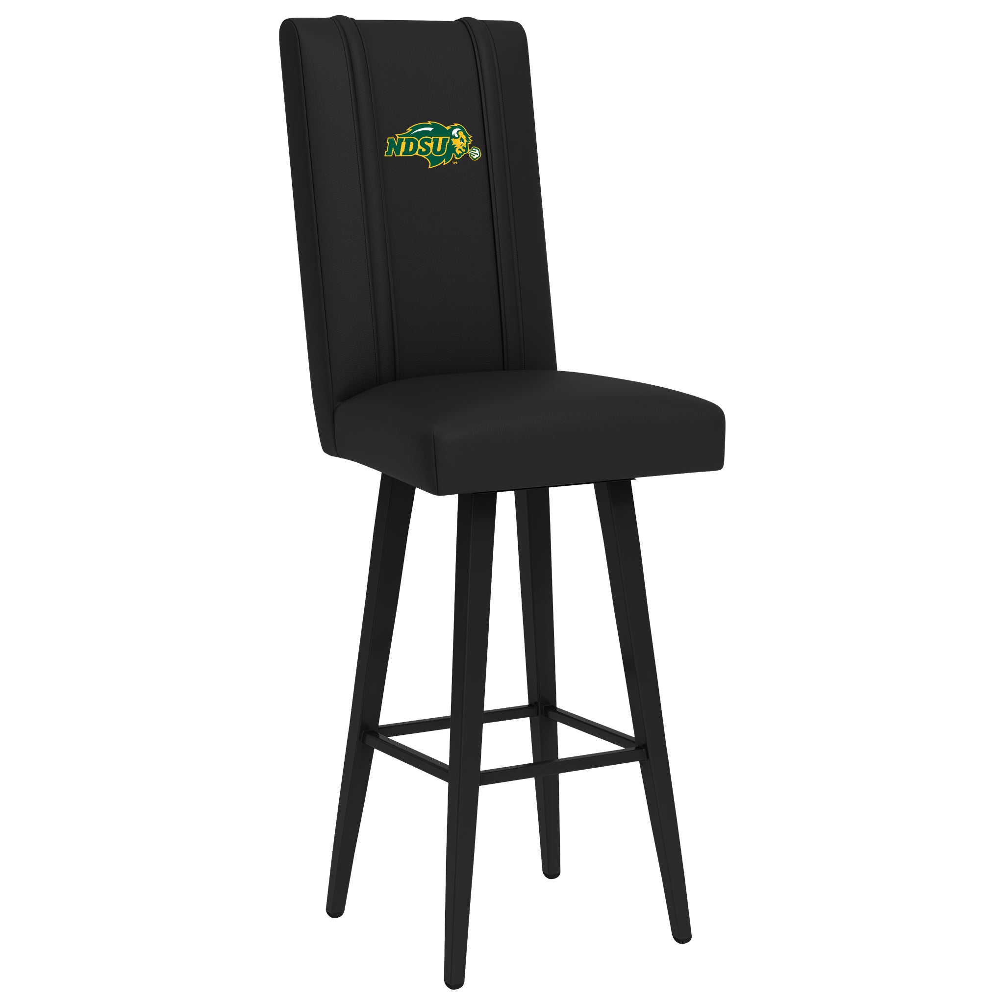 North Dakota State Bison Swivel Bar Stool 2000 With North Dakota State Bison Primary Logo