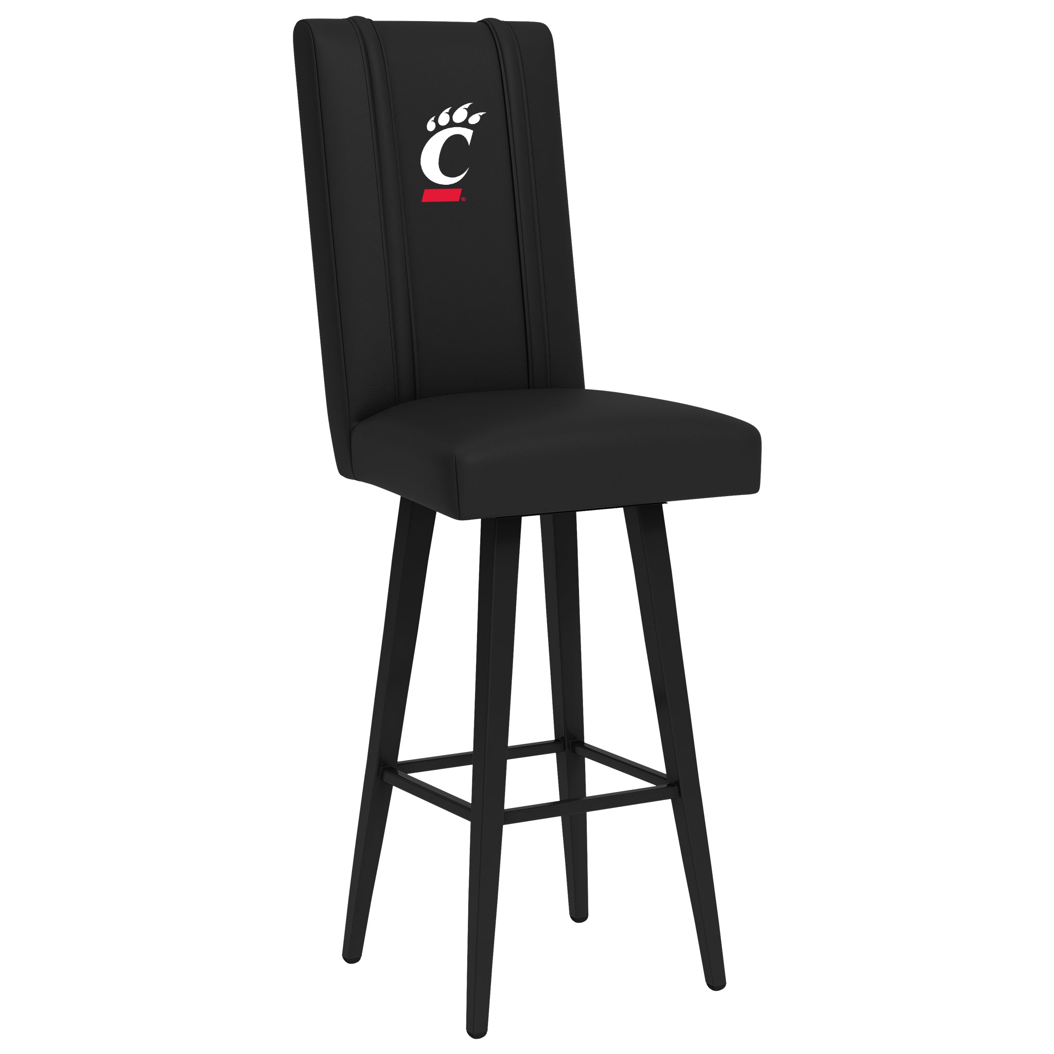 Cincinnati Bearcats Swivel Bar Stool 2000 With Cincinnati Bearcats Logo