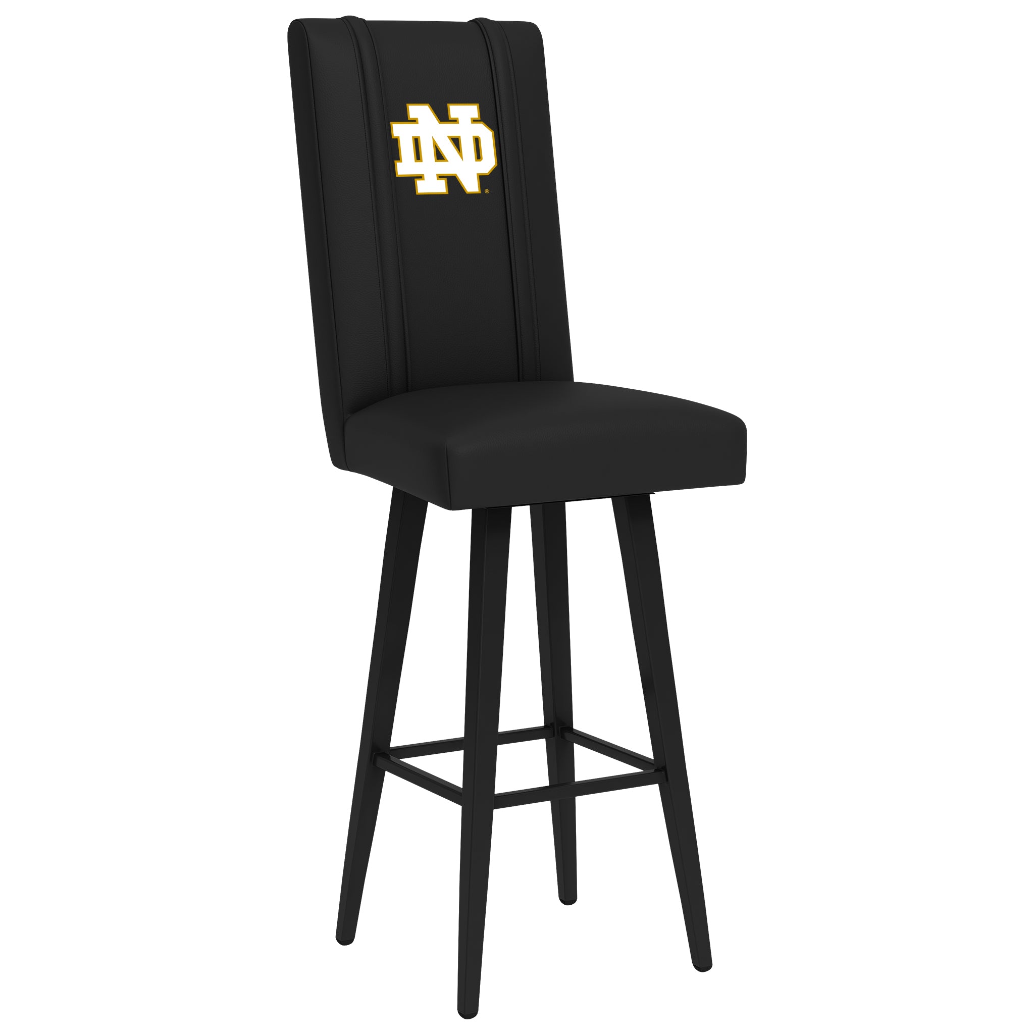 Notre Dame Swivel Bar Stool 2000 With Notre Dame Secondary Logo