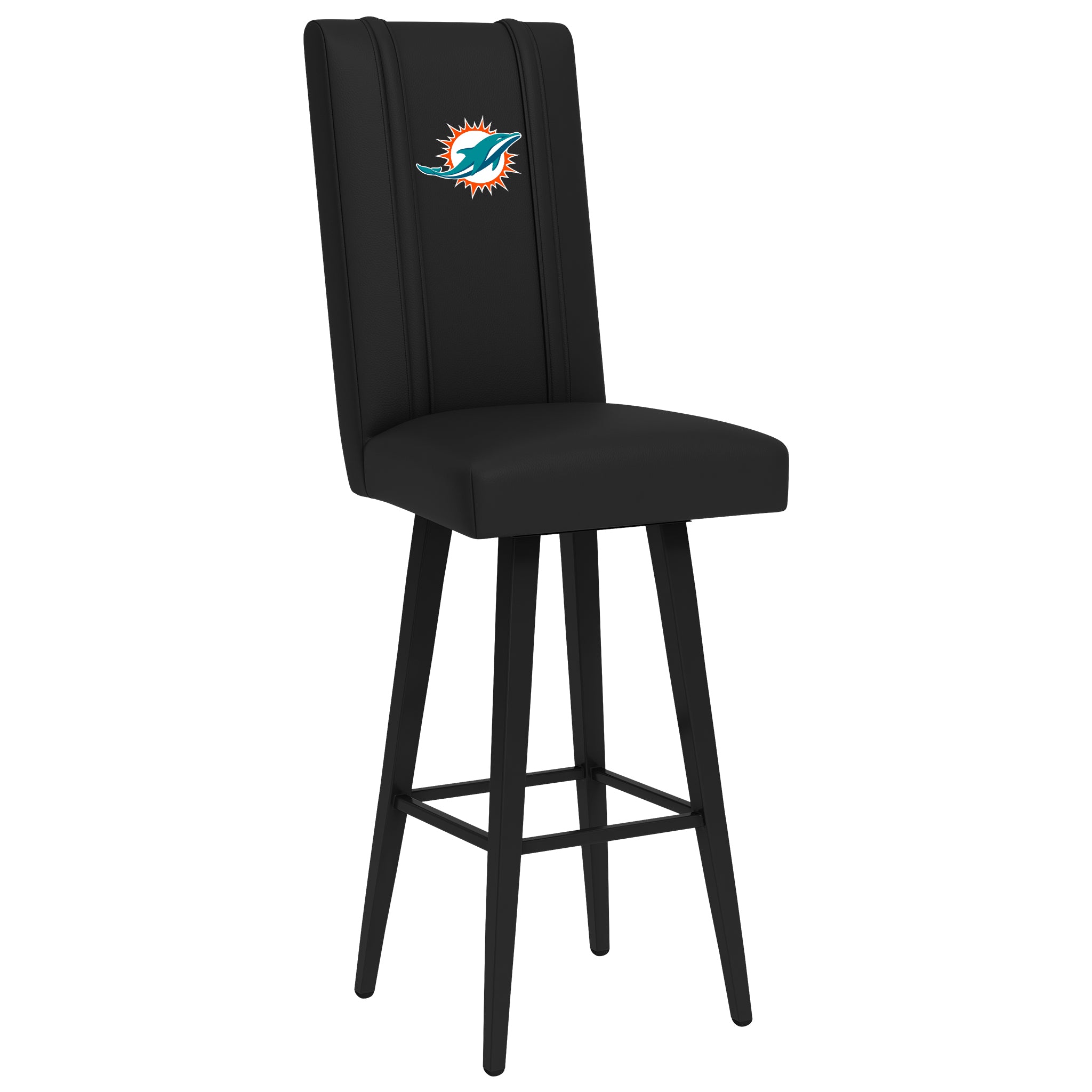 Miami Dolphins Swivel Bar Stool - Chair - Furniture - Kitchen