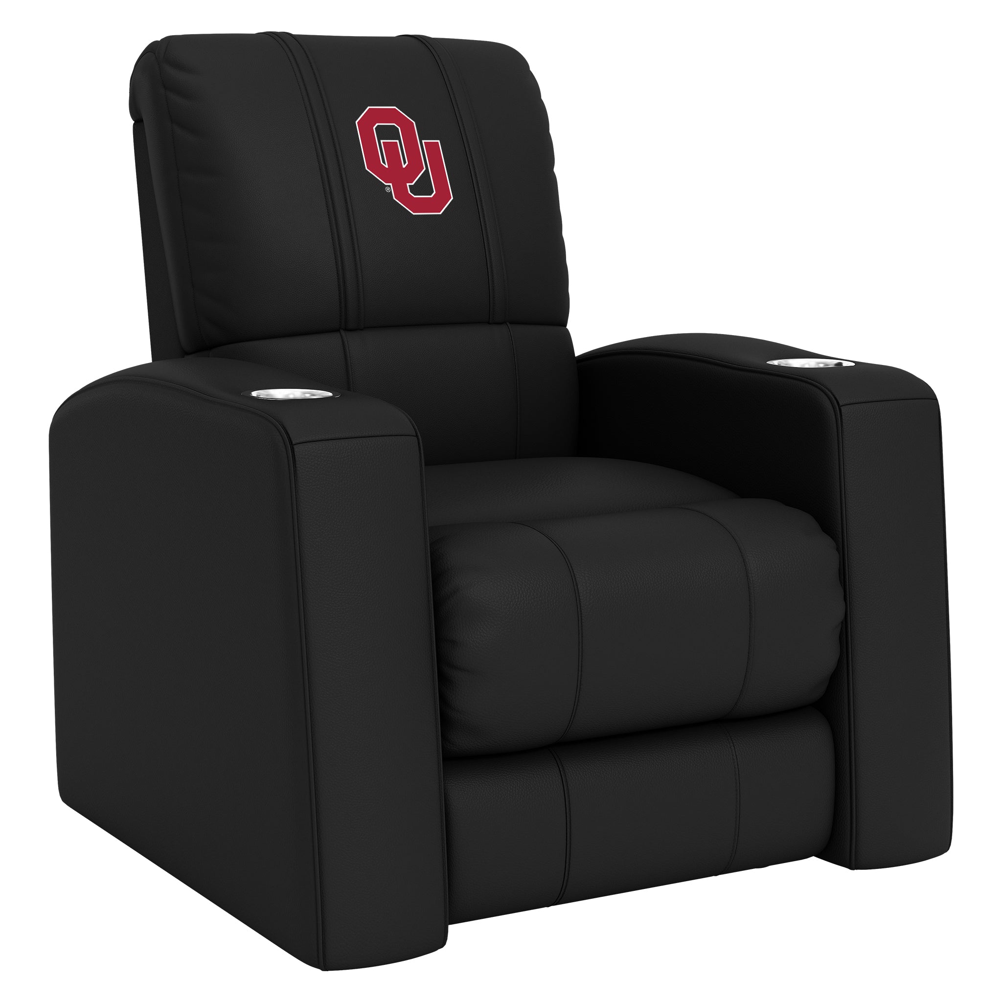 Oklahoma Sooners Home Theater Recliner with Oklahoma Sooners Logo