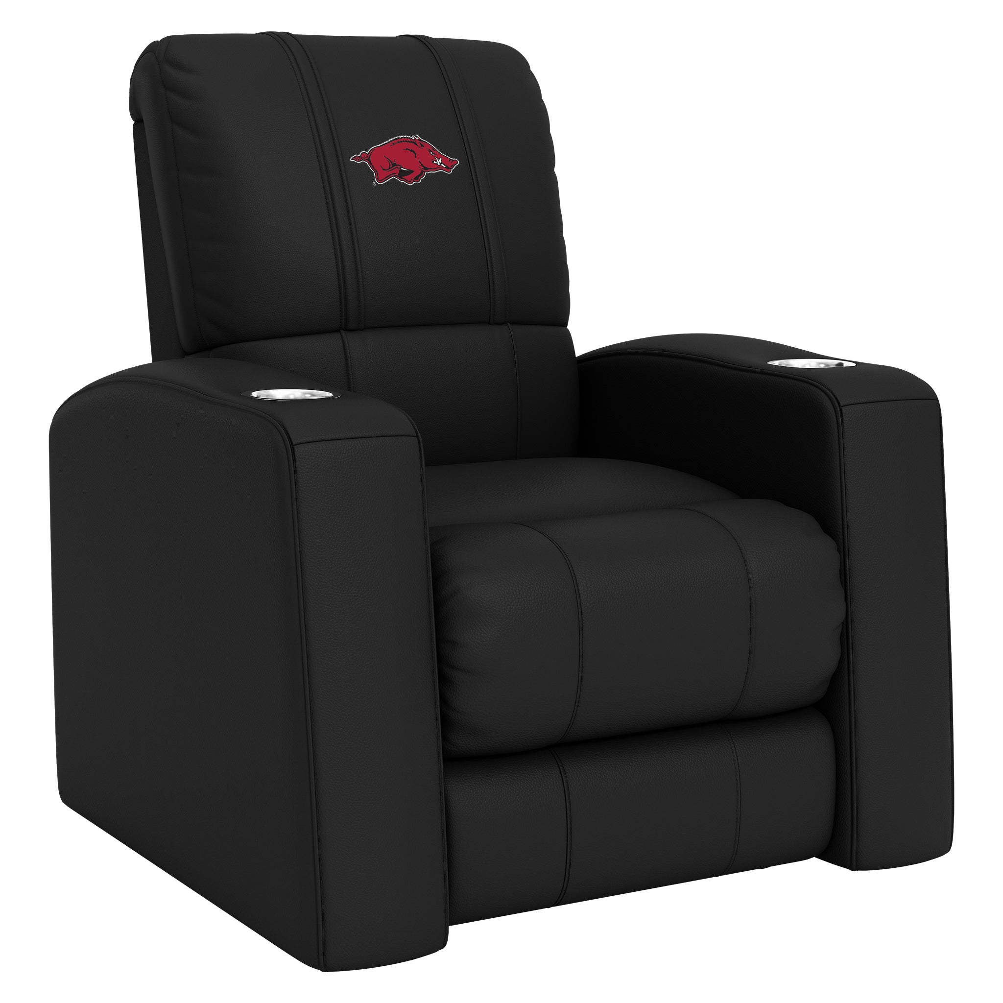 Arkansas Razorbacks Home Theater Recliner with Arkansas Razorbacks Logo