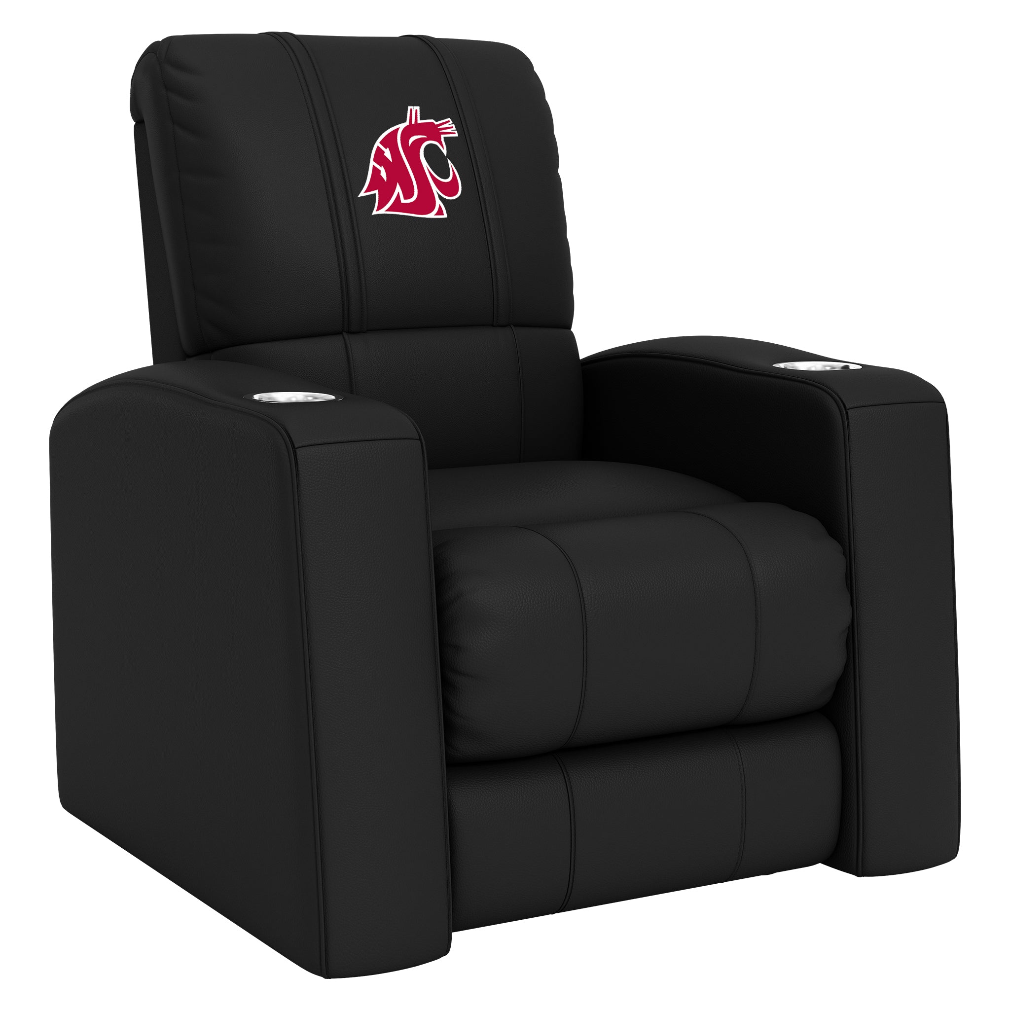 Washington State Cougars Home Theater Recliner with Washington State Cougars Logo