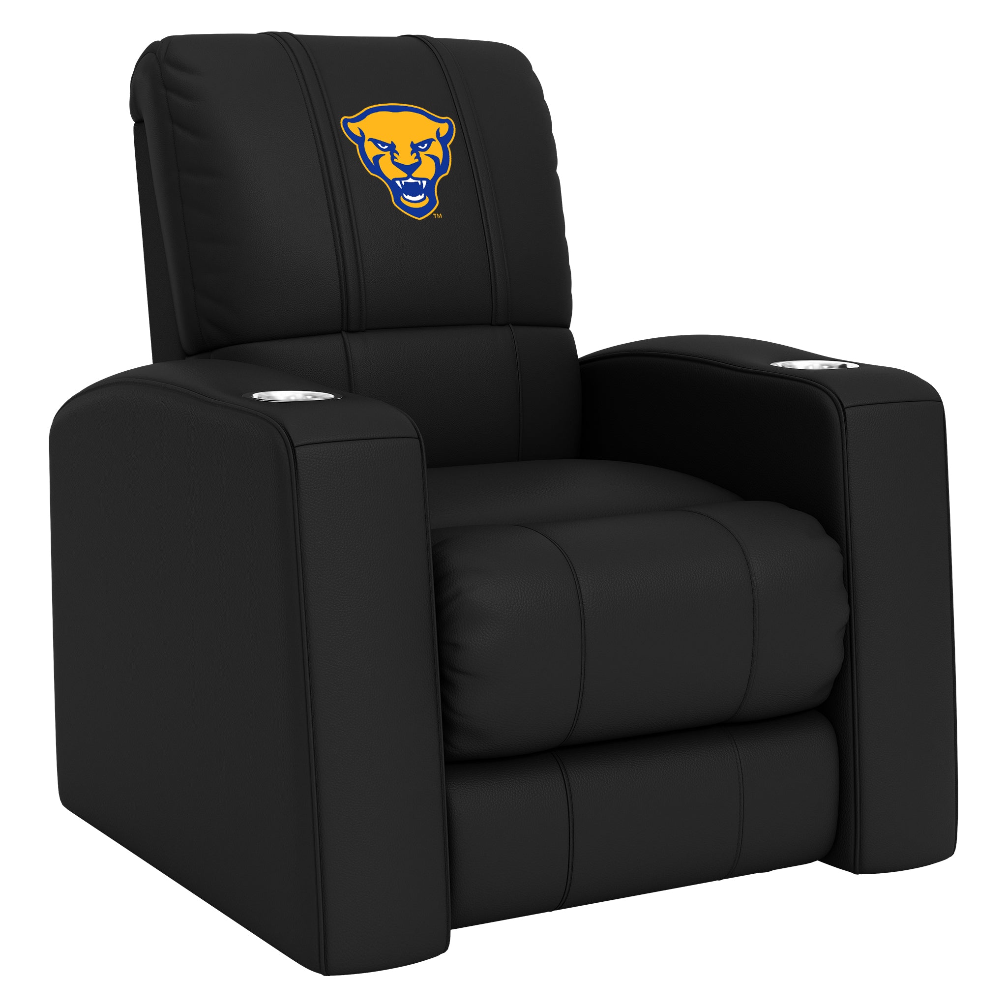 Pittsburgh Panthers Home Theater Recliner with Pittsburgh Panthers Alternate Logo