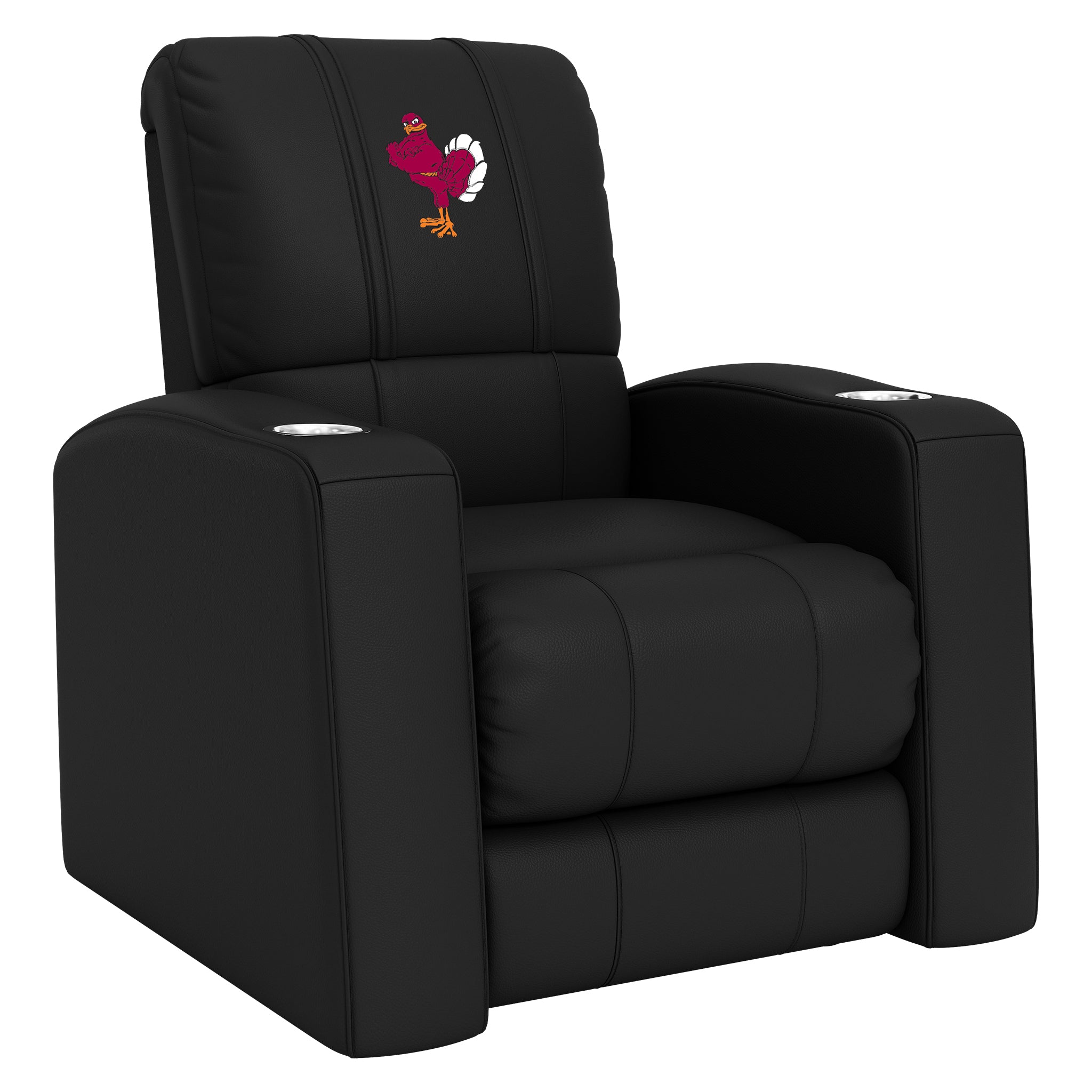 Virginia Tech Hokies Home Theater Recliner with Virginia Tech Hokies Stand Logo