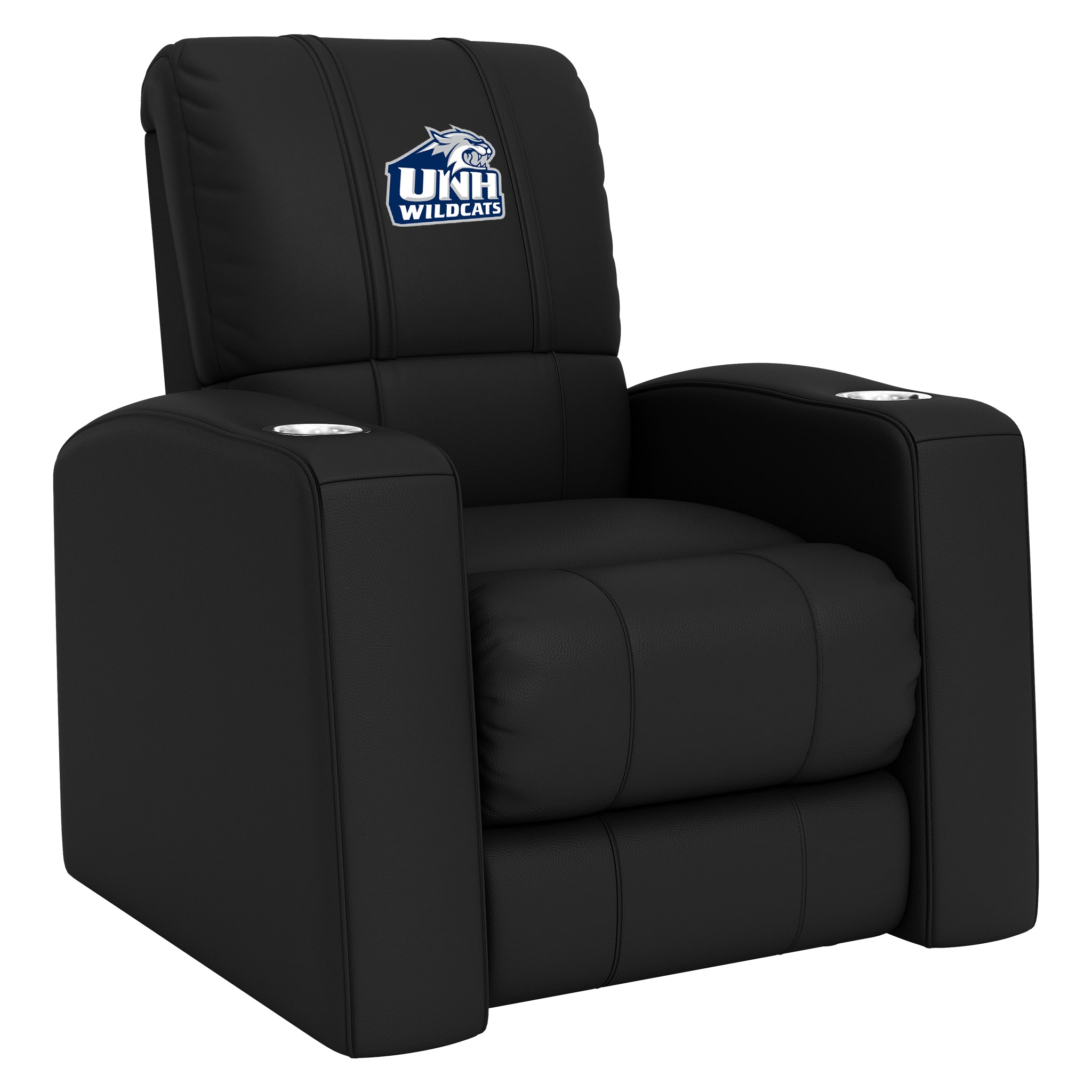 New Hampshire Wildcats Home Theater Recliner with New Hampshire Wildcats Logo