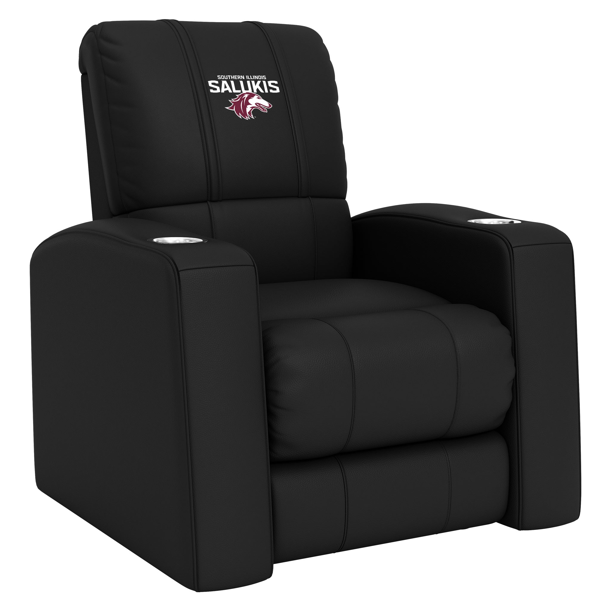 Southern Illinois Salukis Home Theater Recliner with Southern Illinois Salukis Logo