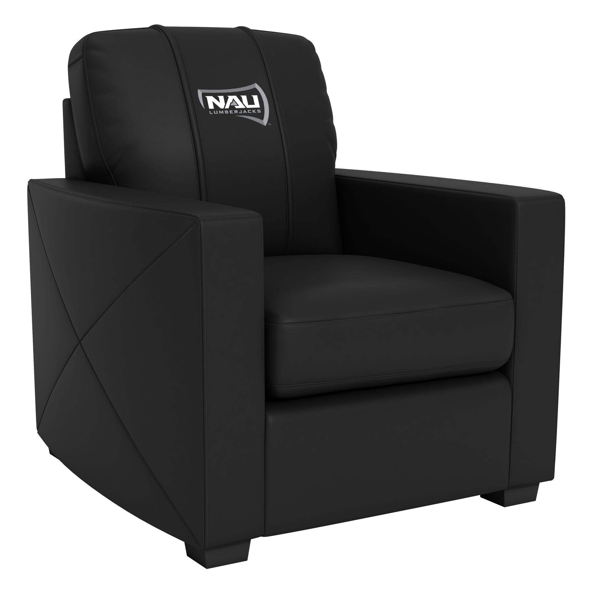 Northern Arizona University Silver Club Chair with Northern Arizona University Primary Logo