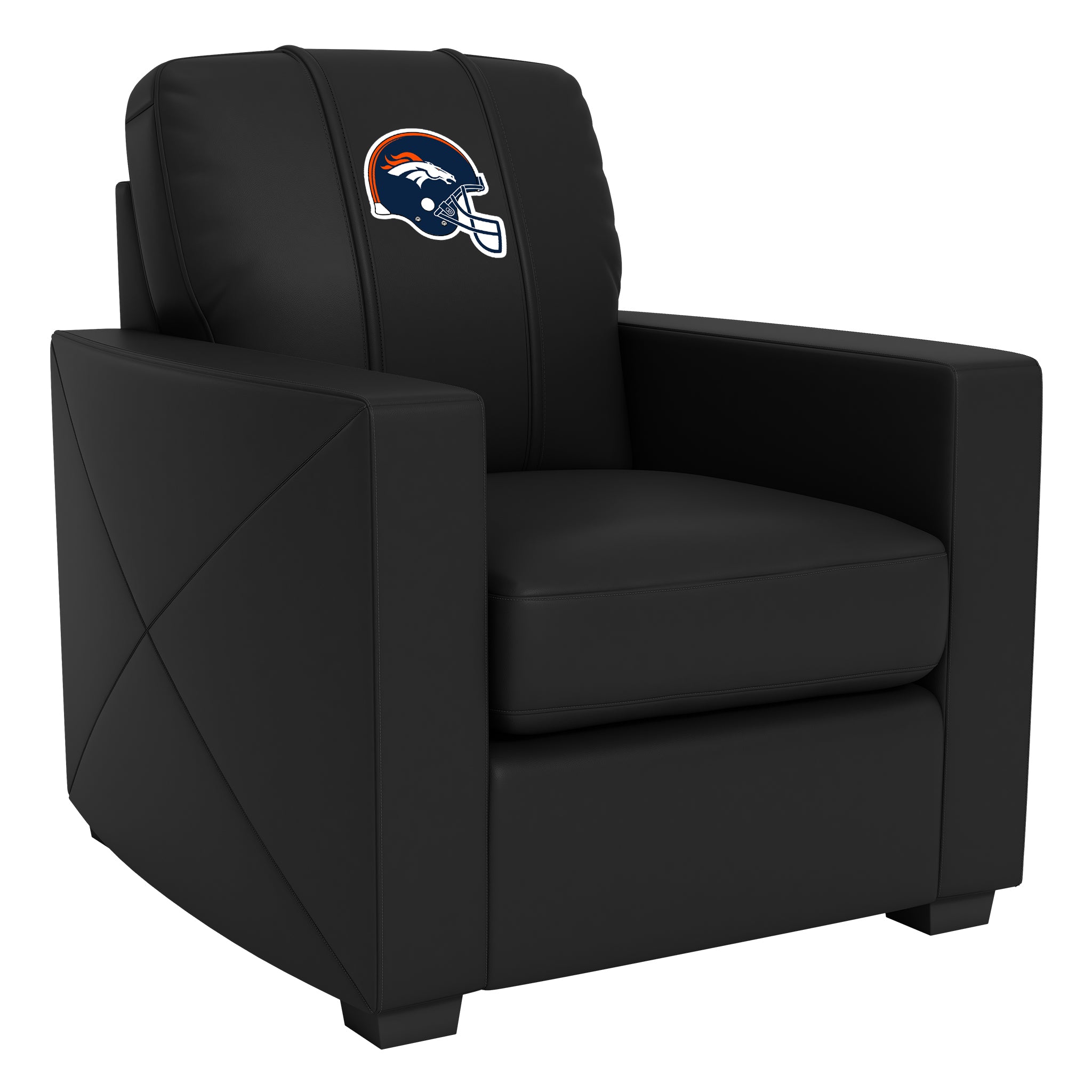 Denver Broncos Silver Club Chair 