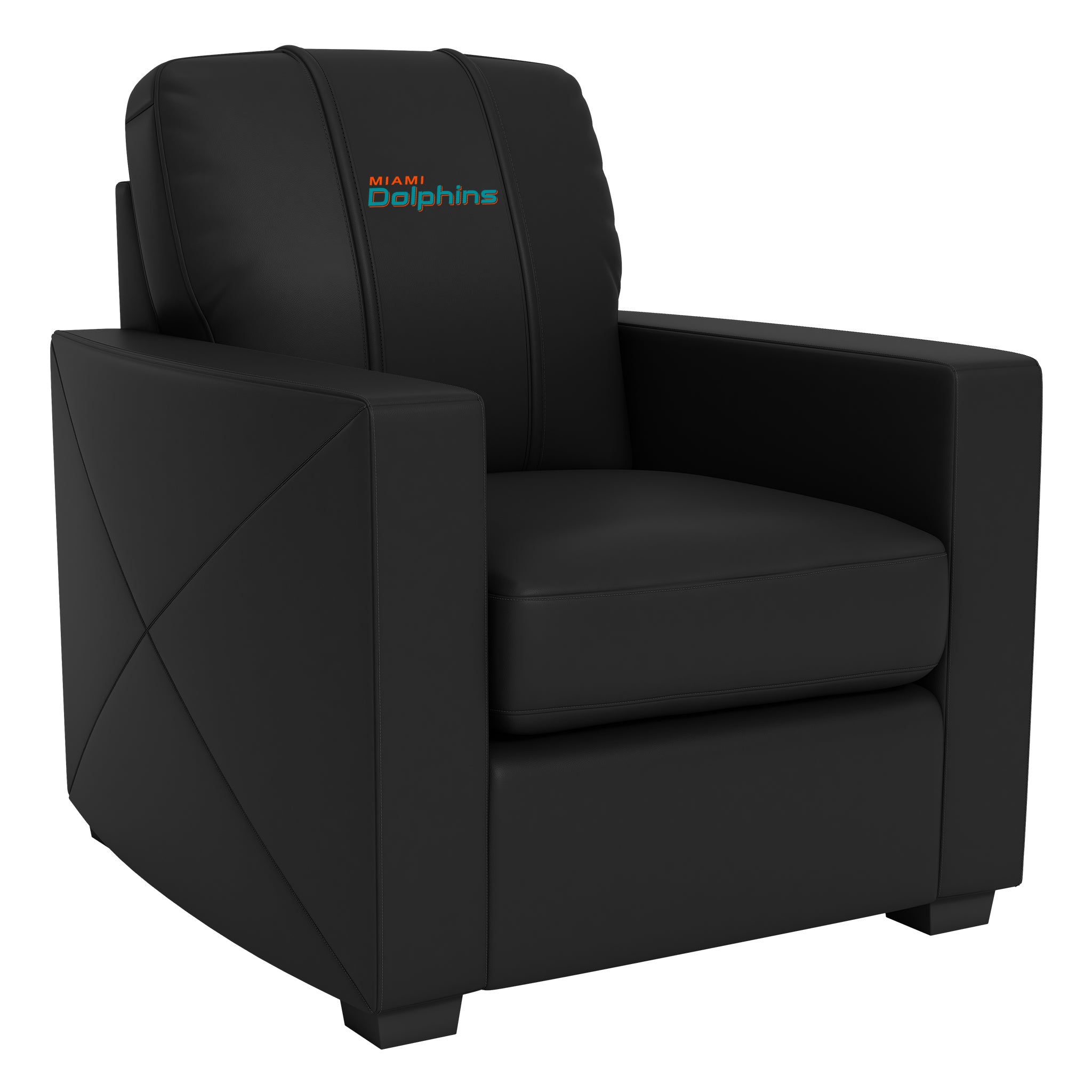 Miami Dolphins Silver Club Chair