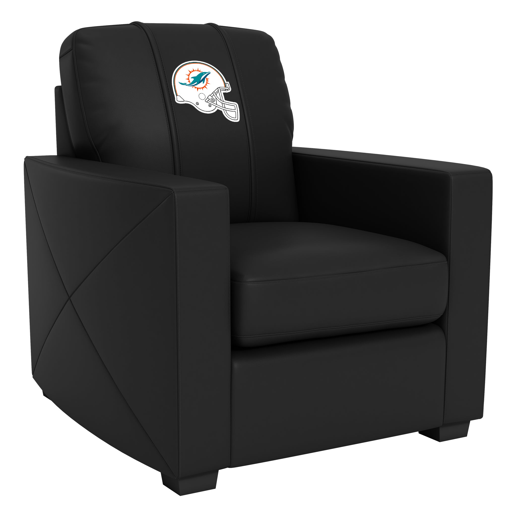 Miami Dolphins Silver Club Chair