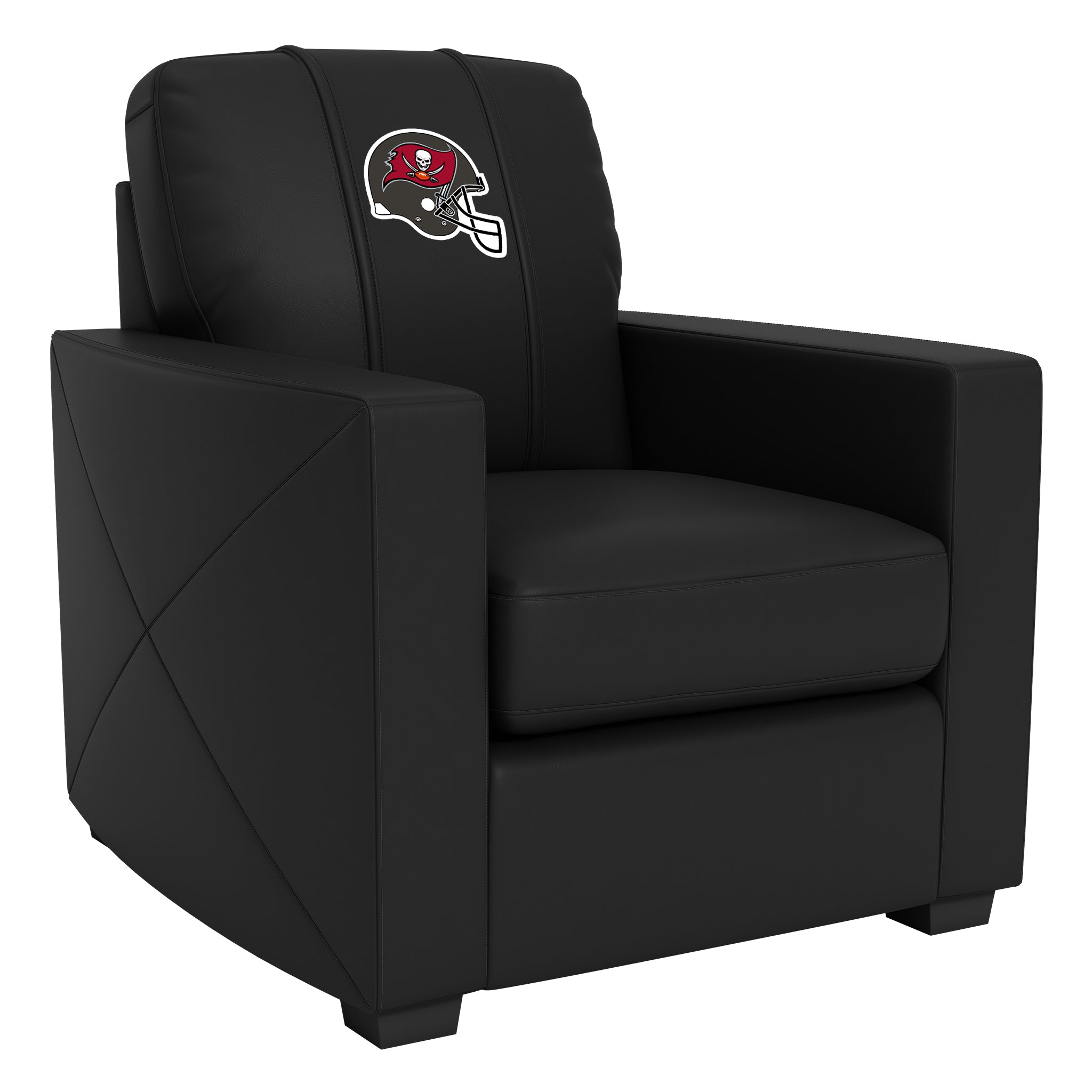 Tampa Bay Buccaneers Silver Club Chair 