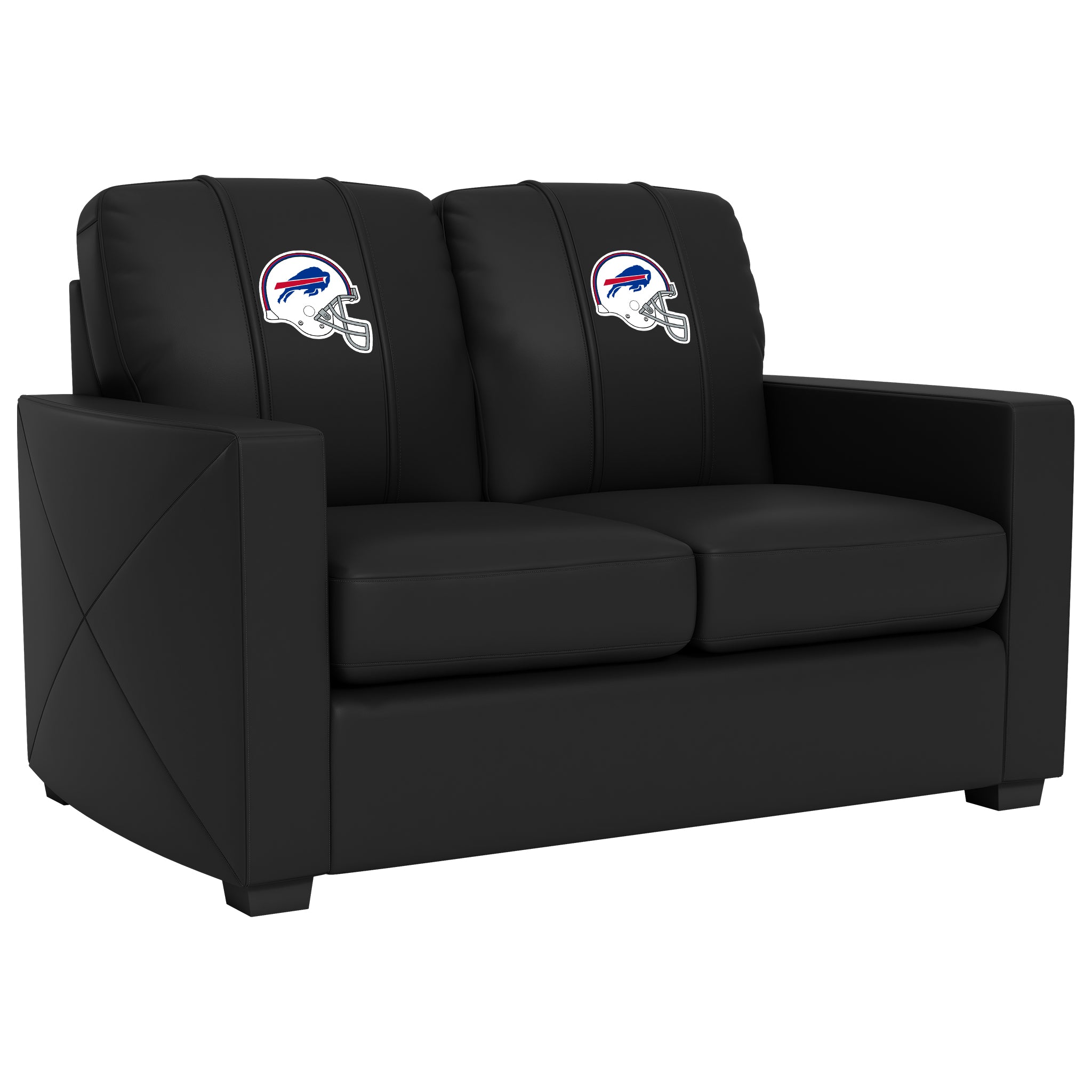 Buffalo Bills  Silver Loveseat